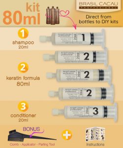 Brasil Cacau Kit 80ml inclusions