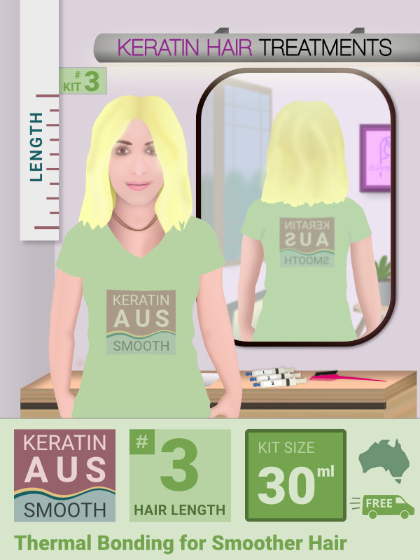 Keratin AUS Smooth Kit #3 – 30ml Hair Smoothing Treatment – Keratin Hair  Treatments Australia