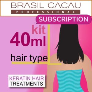 Brasil Cacau Keratin Kit 40ml - Subscription